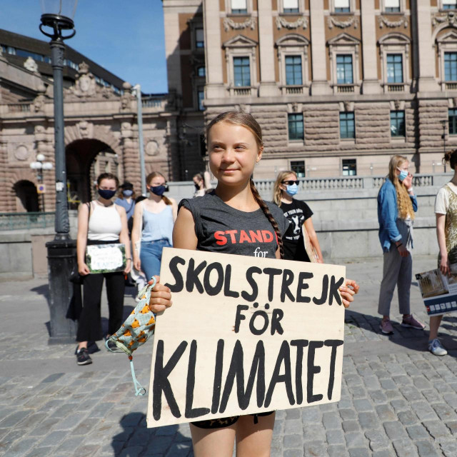 Švedska klimatska aktivistica Greta Thunberg 