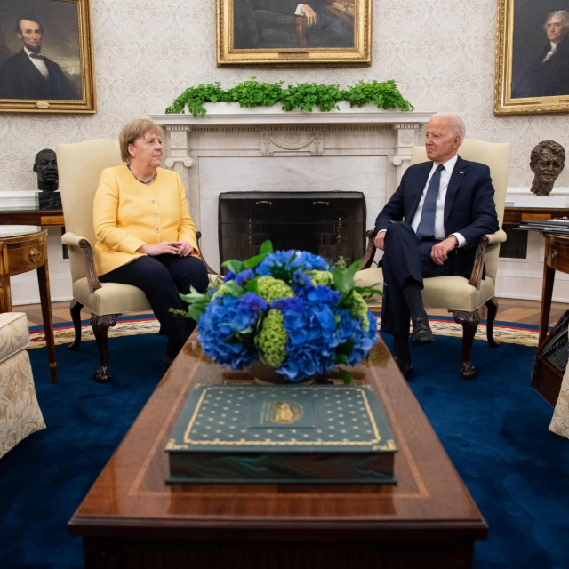Angela Merkel i Joe Biden