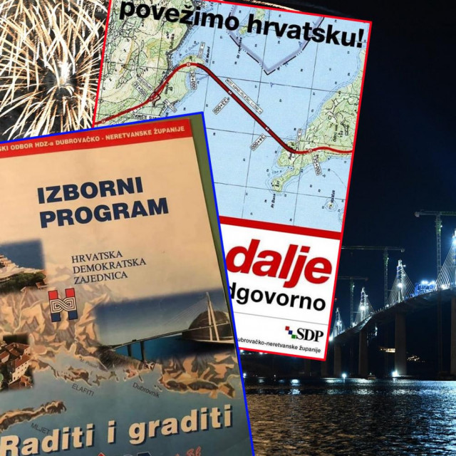 Pelješki most te izborni programi HDZ-a i SDP-a