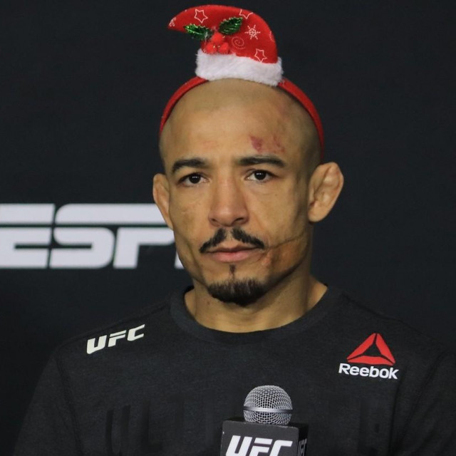 December 19: Jose Aldo interacts with media after the UFC Vegas 17 event at UFC Apex on December 19, 2020 in Las Vegas, Nevada, United States.
19 Dec 2020,Image: 577409078, License: Rights-managed, Restrictions: NO Argentina, Australia, Bolivia, Brazil, Chile, Colombia, Finland, France, Georgia, Hungary, Japan, Mexico, Netherlands, New Zealand, Poland, Romania, Russia, South Africa, Uruguay, Model Release: no, Credit line: ZUMAPRESS.com/MEGA/The Mega Agency/Profimedia