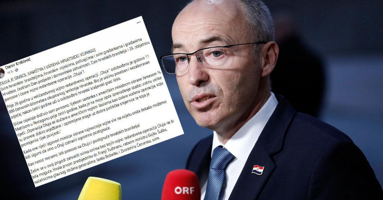 Jutarnji list - Krstičević otkrio što mu je američki ministar obrane rekao o Oluji: 'Iznenadio me, velike su to riječi' - Vimarsana News