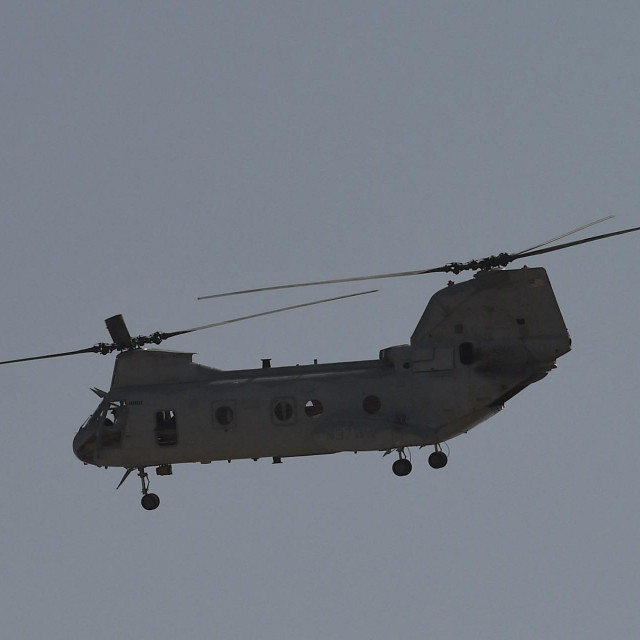 Američki helikopter snimljen danas u Kabulu