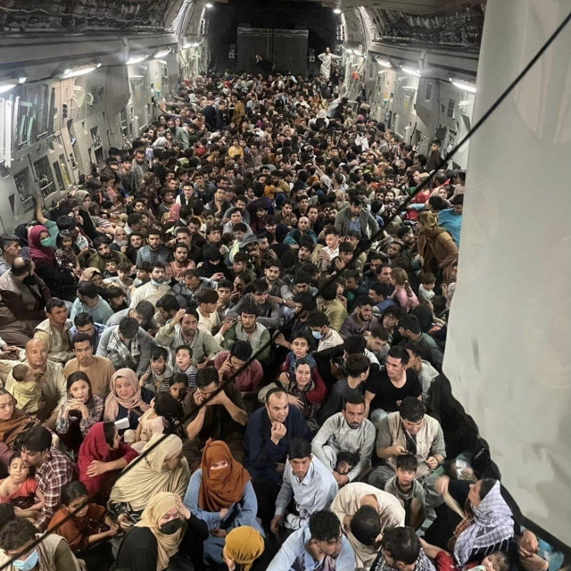 Evakuacija iz Afganistana zrakoplovom C-17