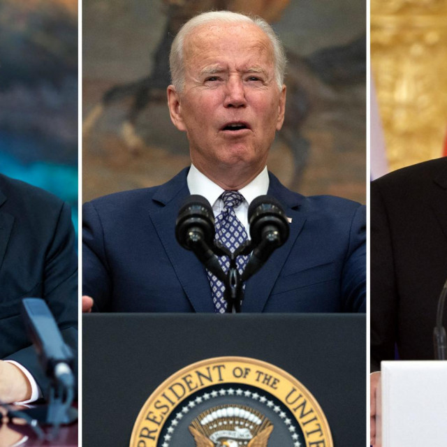 Xi Jinping, Joe Biden, Vladimir Putin
