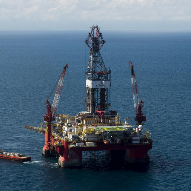 Naftna platforma u Meksičkom zaljevu, ilustracija