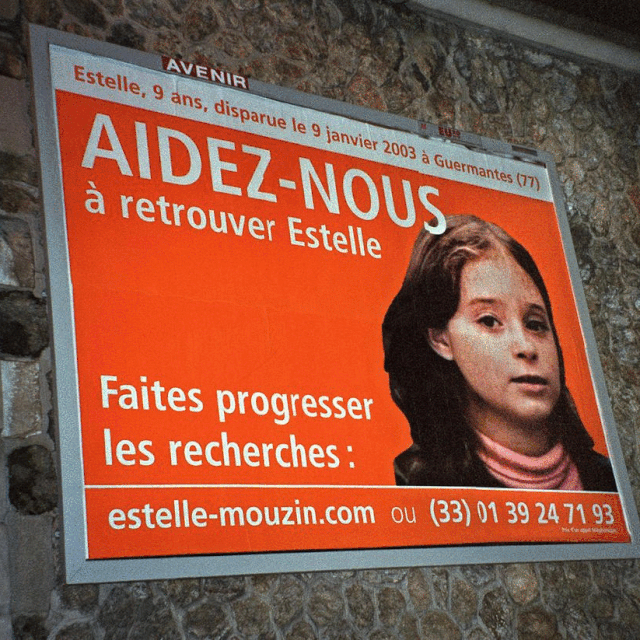 Devetogodišnjakinja Estelle Mouzin oteta je 2003. godine na putu iz škole