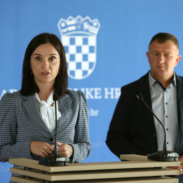 Marija Vučković i predstavnik stočara Damir Horvatić