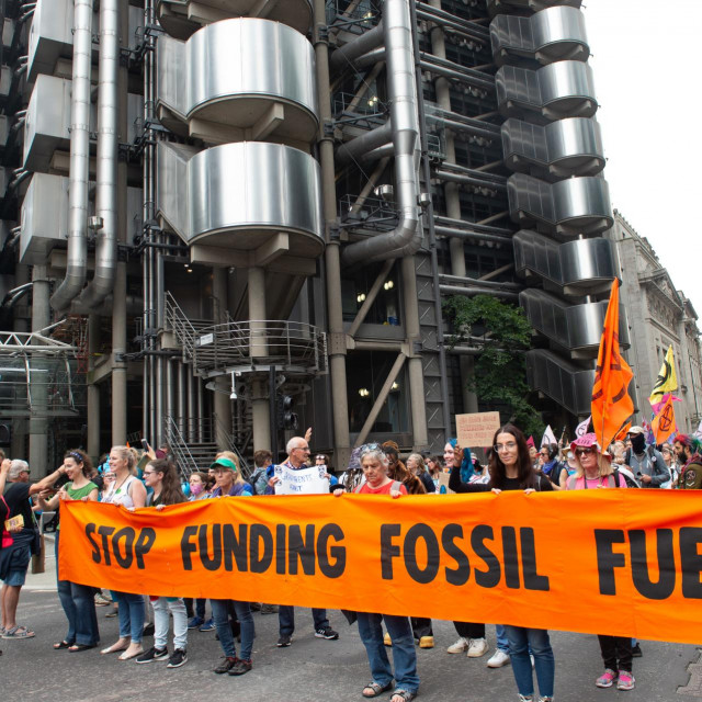 Prosvjedi protiv industrije plina i nafte u Londonu, rujan 2021.