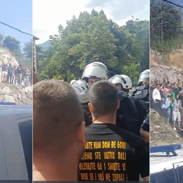 Prosvjedi u Cetinju