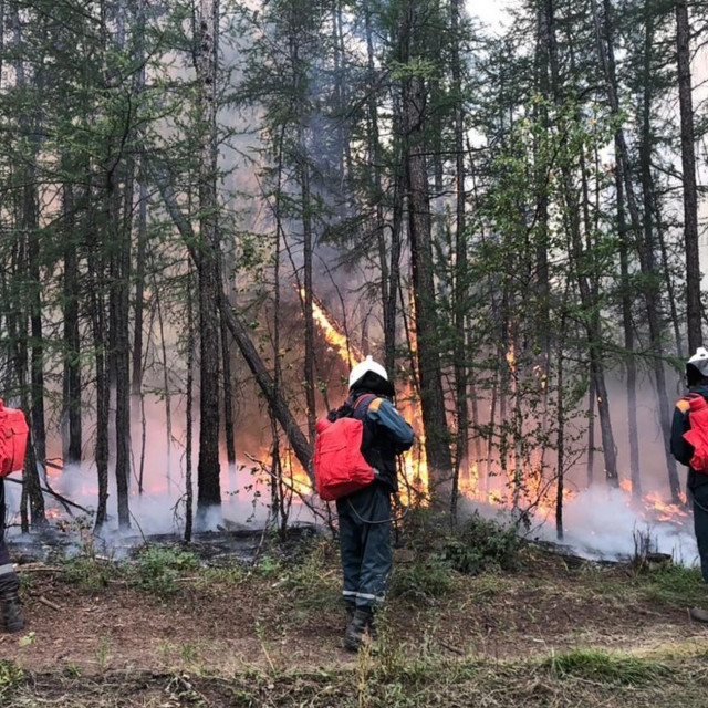 Požar na području Jakutije