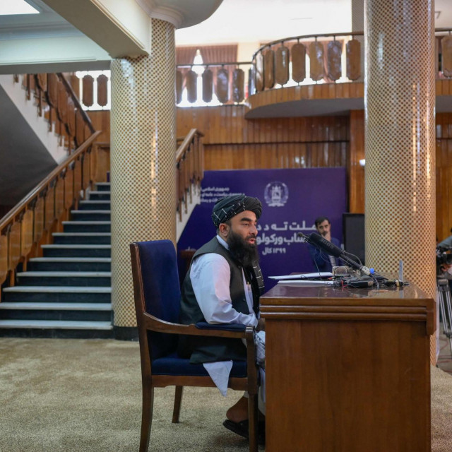 Zabihullah Mujahid, glasnogovornik talibana
