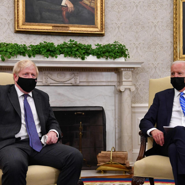 Boris Johnson i Joe Biden