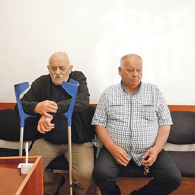 Bandićev šogor Mile Macan (lijevo) i Ivan Tomić na Općinskom sudu (arhiva)
