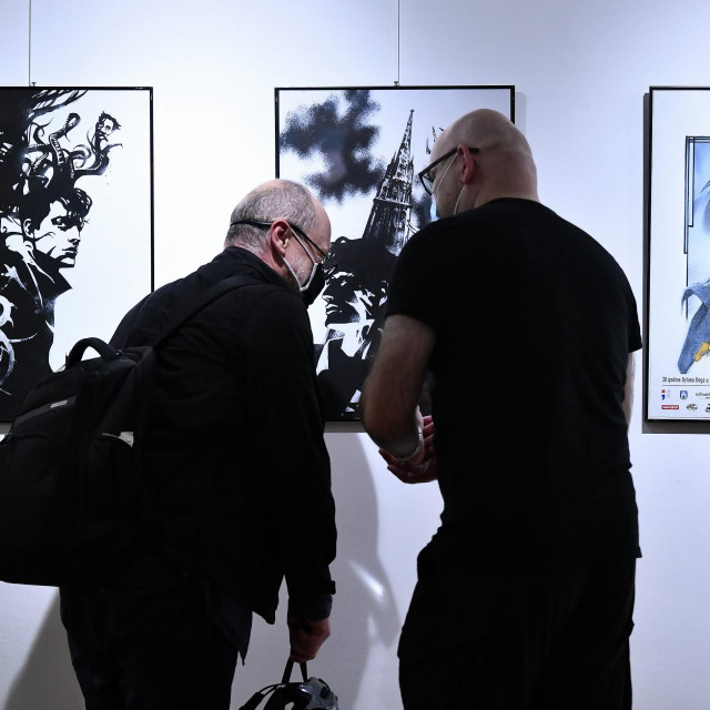 Otvorenje izložbe povodom 35 godina stripa Dylan Dog u Talijanskom institutu za kulturu.
 