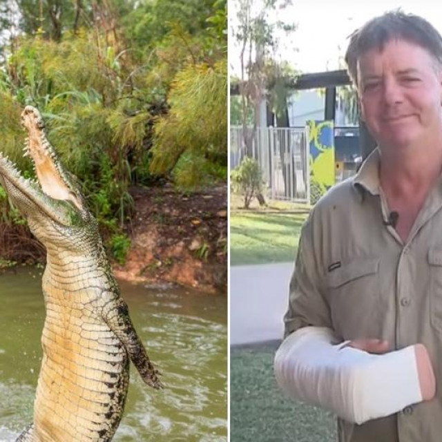 Hranjenje krokodila na rijeci Adelaide; Sean Dearly