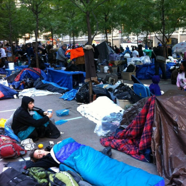 New York, 30. dan prosvjeda u parku Zuccotti
