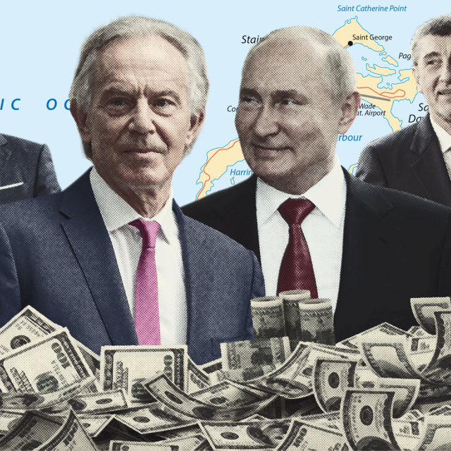 Jordanski kralj, Tony Blair, Vladimir Putin, Andrej Babiš