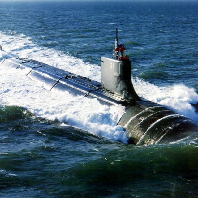 Ilustracija, američka nuklearna podmornica Seawolf, klasa Seawolf