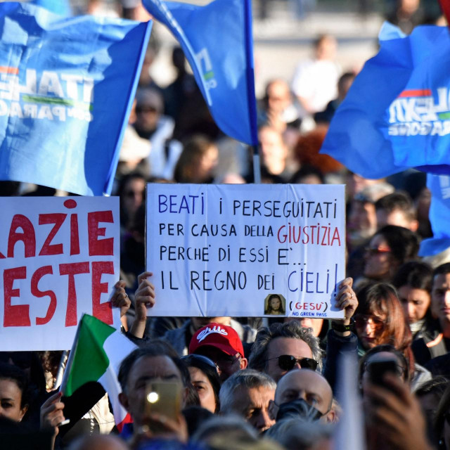 Prosvjed u Rimu