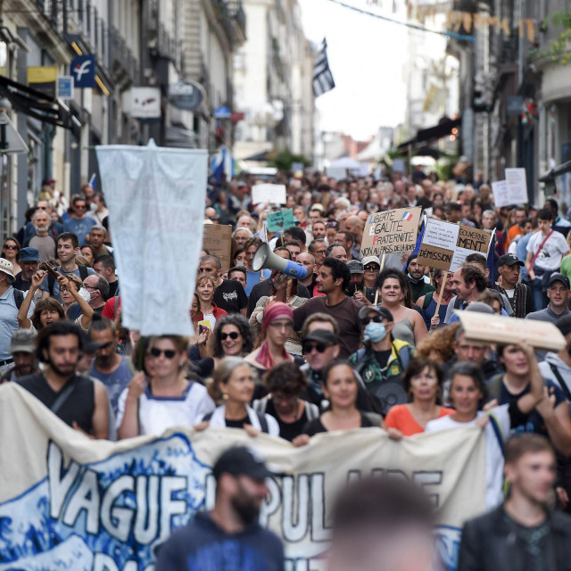 Prosvjed u Nantesu