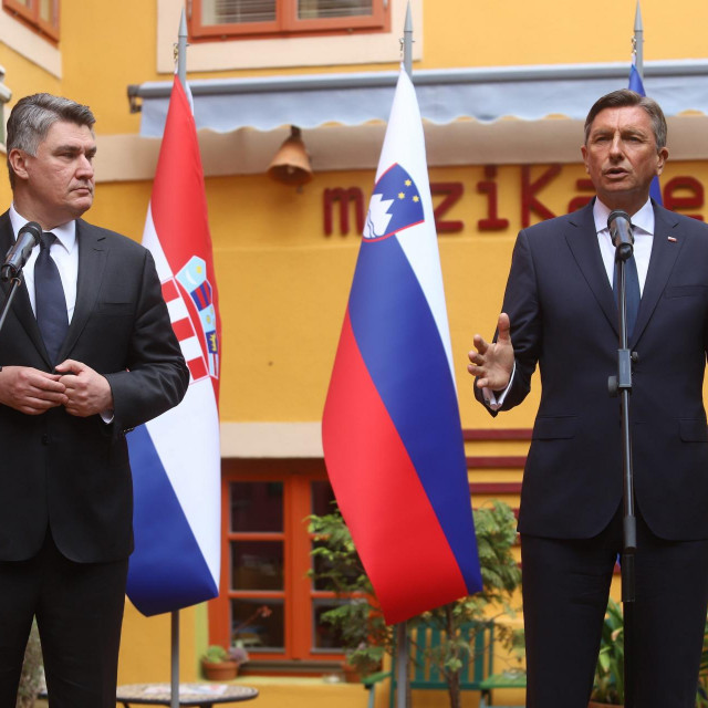 Zoran Milanović i Borut Pahor