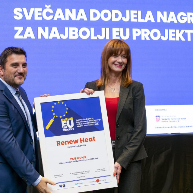 &lt;p&gt;Goran Ogurlić i predstavnica projekta Renew Heat, Karlovačke županije&lt;/p&gt;
