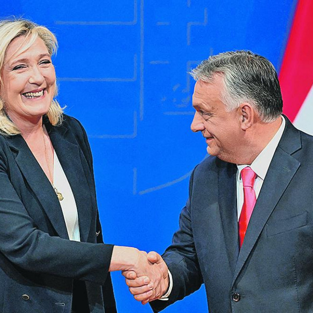 Marine Le Pen i Viktor Orban