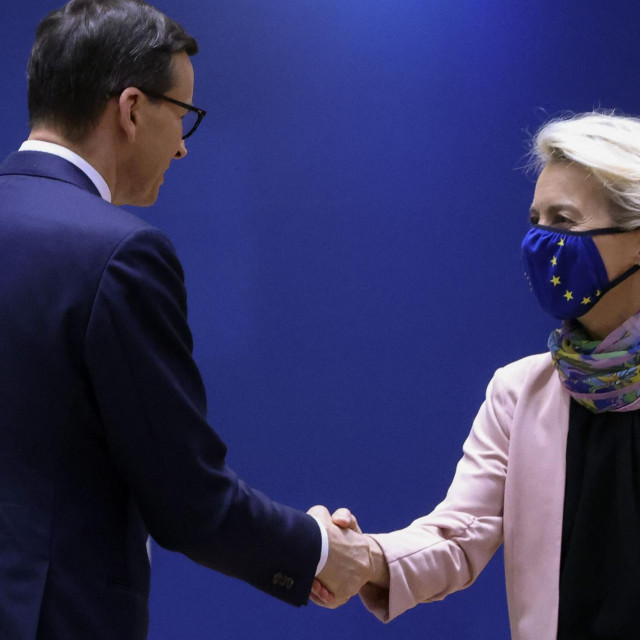 Mateusz Morawiecki i Ursula von der Leyen