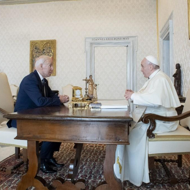 Joe Biden i Papa Franjo