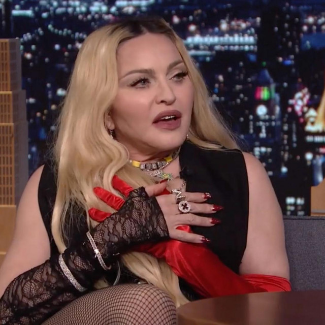 Madonna kod Jimmyja Fallona prije nekoliko tjedana.