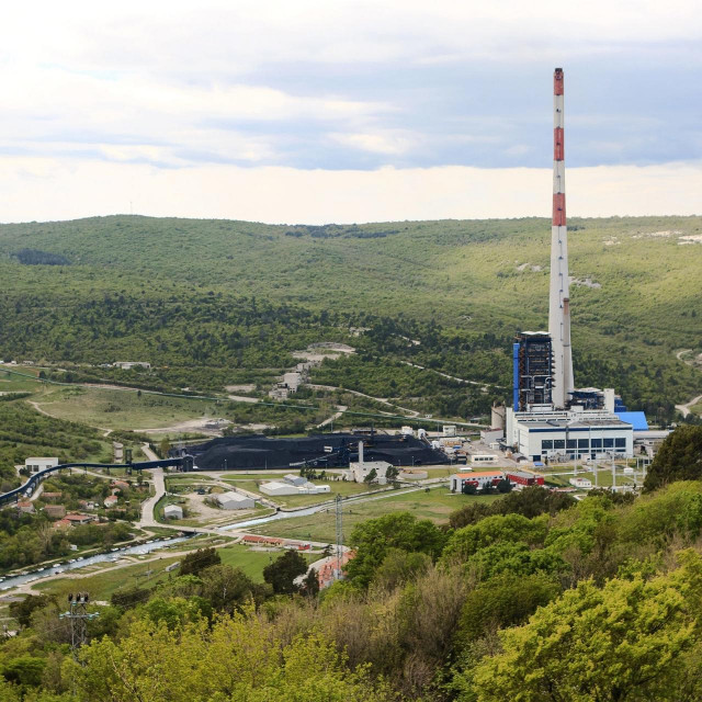 Termoelektrana Plomin, arhivska fotografija