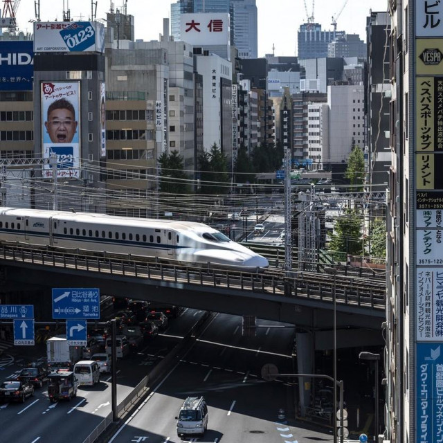 Japanski vlak, Ilustracija

