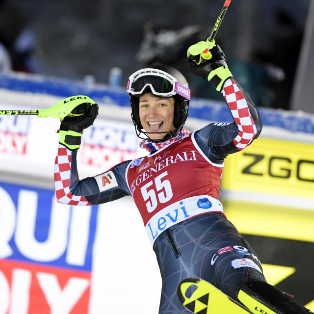 Leona je prošle sezone u oba slaloma u Leviju osvojila bodove
