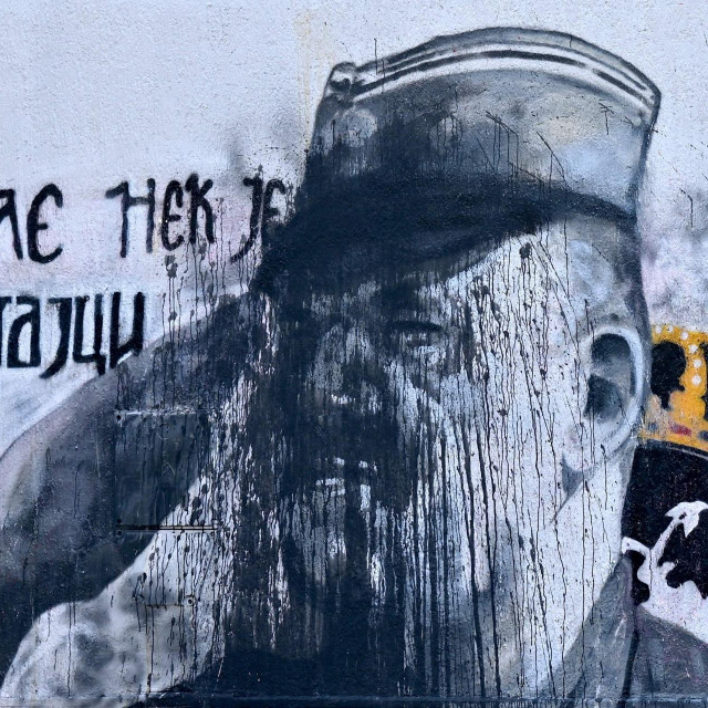 Mural Ratka Mladića u Beogradu
