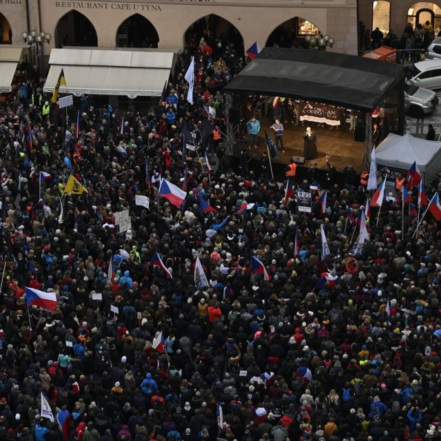 &lt;p&gt;Protest protiv covid mjera u Češkoj&lt;/p&gt;
