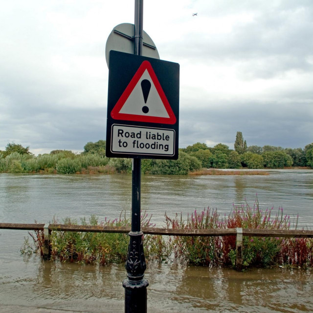 Poplava u Londonu, ilustracija
