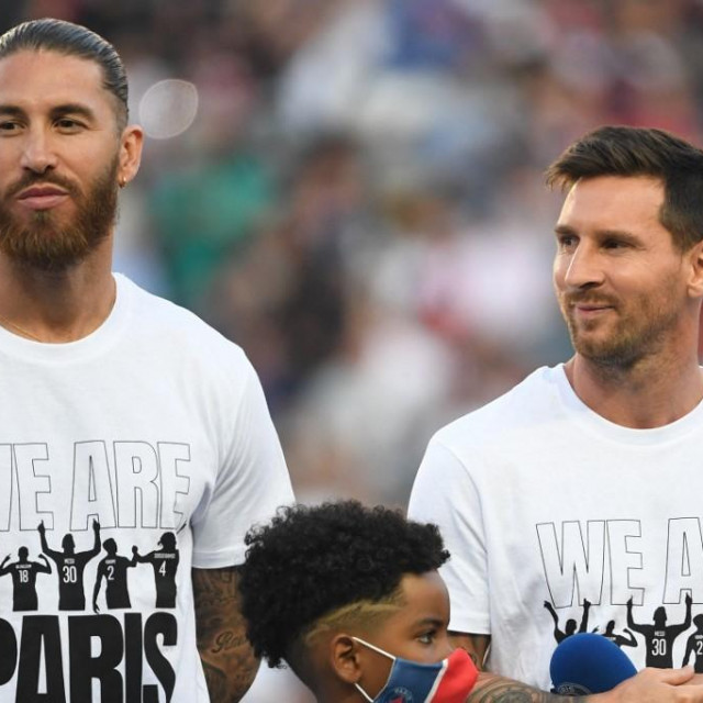 &lt;p&gt;Nekad veliki suarnici, danas zajedno u Parizu: Sergio Ramos i Lionel Messi&lt;/p&gt;
