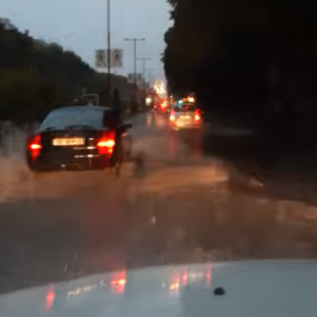Potopljena Poljička cesta u Splitu
