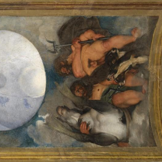 &lt;p&gt;mural s prikazom Jupitera, Neptuna i Plutona koji je 1597. naslikao Michelangelo Merisi da Caravaggio&lt;/p&gt;
