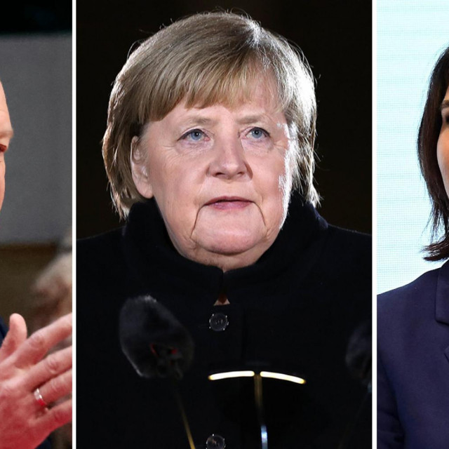 &lt;p&gt;Olaf Scholz, Angela Merkel i Annalena Baerbock&lt;/p&gt;
