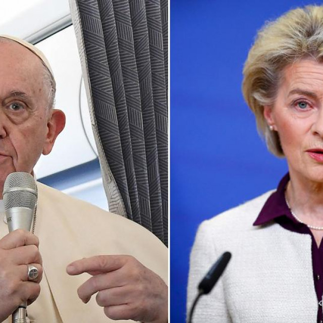 &lt;p&gt;&amp;#39;Europska unija mora poštivati svaku državu i njezin unutarnji ustroj, raznolikost zemalja, a ne da ih želi činiti jednolikima&amp;#39;, rekao je Papa (L); Desno na fotografiji: Ursula von der Leyen&lt;/p&gt;

