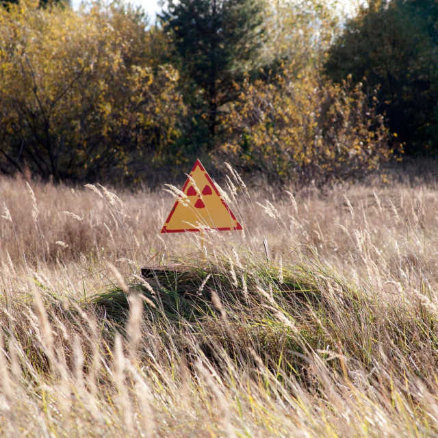 &lt;p&gt;Znak za radioaktivnost u Černobilu&lt;/p&gt;
