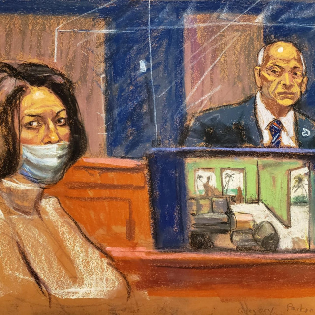 &lt;p&gt;Skica iz sudnice prikazuje Ghislaine Maxwell na sudu zbog suđenja po optužbama za seksualnu trgovinu u New Yorku&lt;/p&gt;
