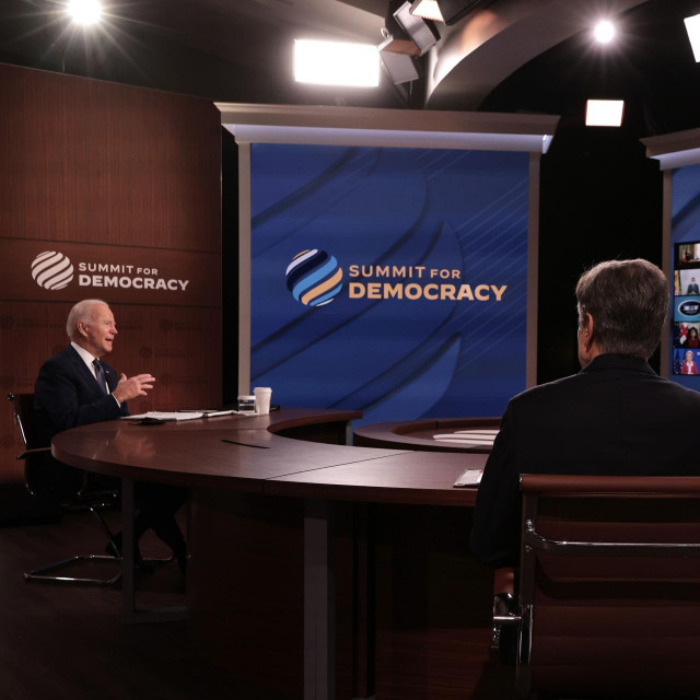 &lt;p&gt;Predsjednik SAD-a Joe Biden na virtualnom samitu za demokraciju&lt;/p&gt;
