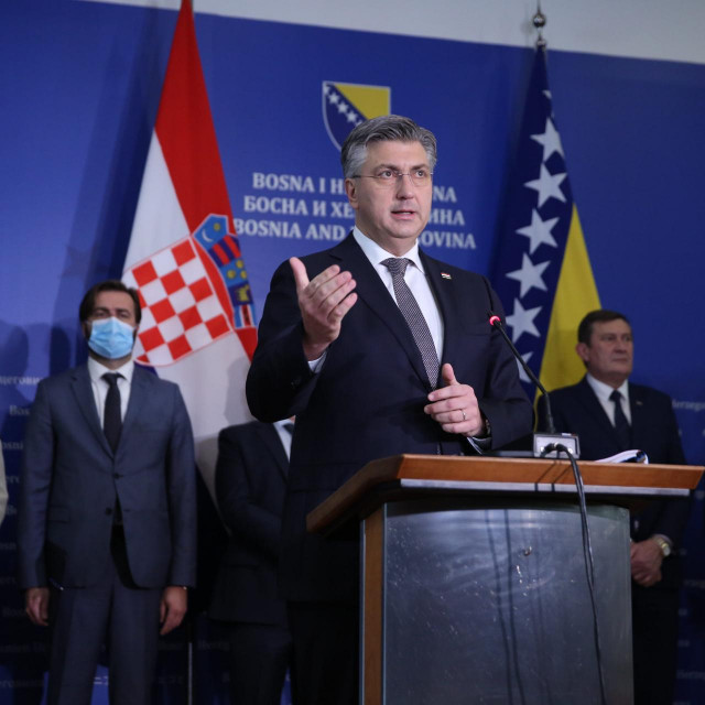 Predsjednik Vlade RH Andrej Plenković doputovao je u službeni posjet Bosni i Hercegovini
