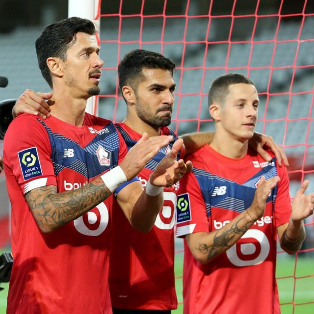 Jose Fonte, Mehmet Zeki Celik i Domagoj Bradarić
