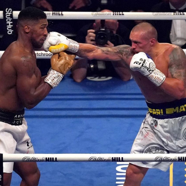 &lt;p&gt;File photo dated 25-09-2021 of Anthony Joshua (left), who lost his WBA, IBF and WBO heavyweight titles after a unanimous points defeat by Oleksandr Usyk in London. Issue date: Thursday December 16, 2021.,Image: 648225508, License: Rights-managed, Restrictions: FILE PHOTO Use subject to restrictions. Editorial use only, no commercial use without prior consent from rights holder., Model Release: no, Credit line: Nick Potts/PA Images/Profimedia&lt;/p&gt;
