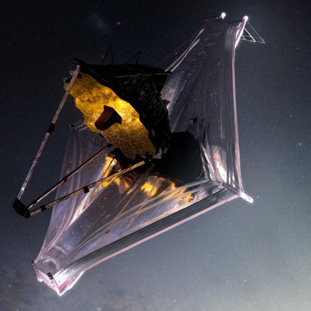 &lt;p&gt;Ilustracija teleskopa James Webb&lt;/p&gt;
