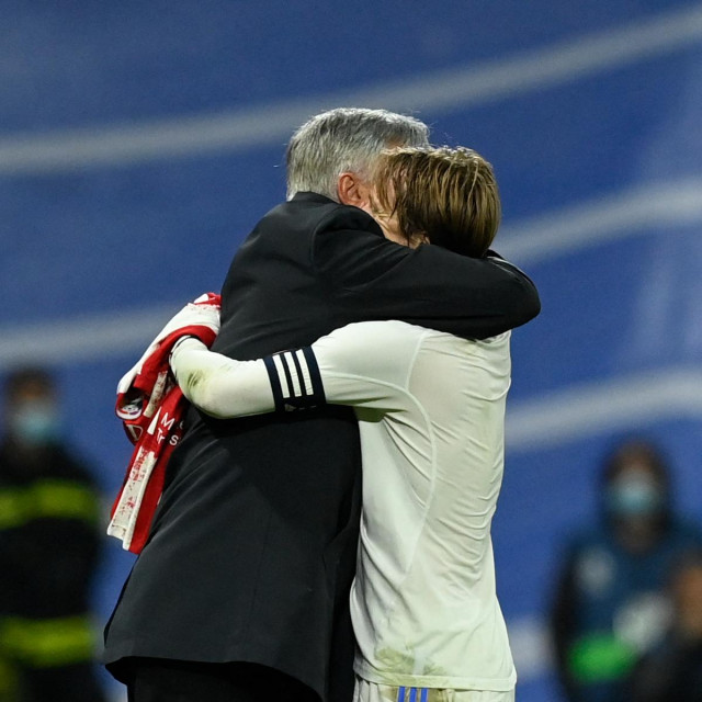 Carlo Ancelotti i Luka Modrić

