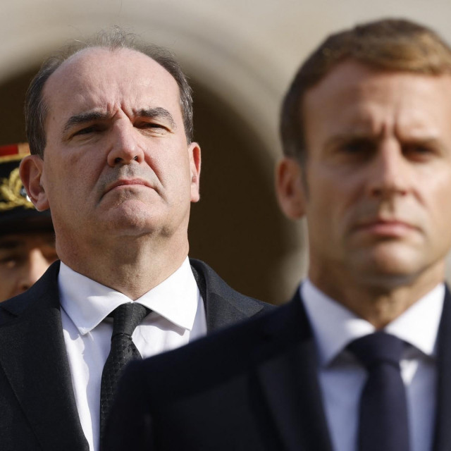 &lt;p&gt;Francuski premijer Jean Castex i francuski predsjednik Emmanuel Macron&lt;/p&gt;

